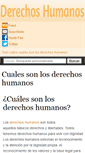 Mobile Screenshot of cualessonlosderechoshumanos.com